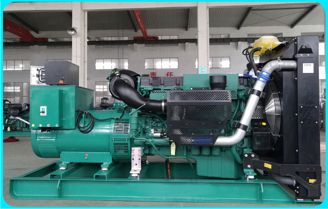 珀金斯動力404kw沃爾沃系列柴油發電機組出貨現場