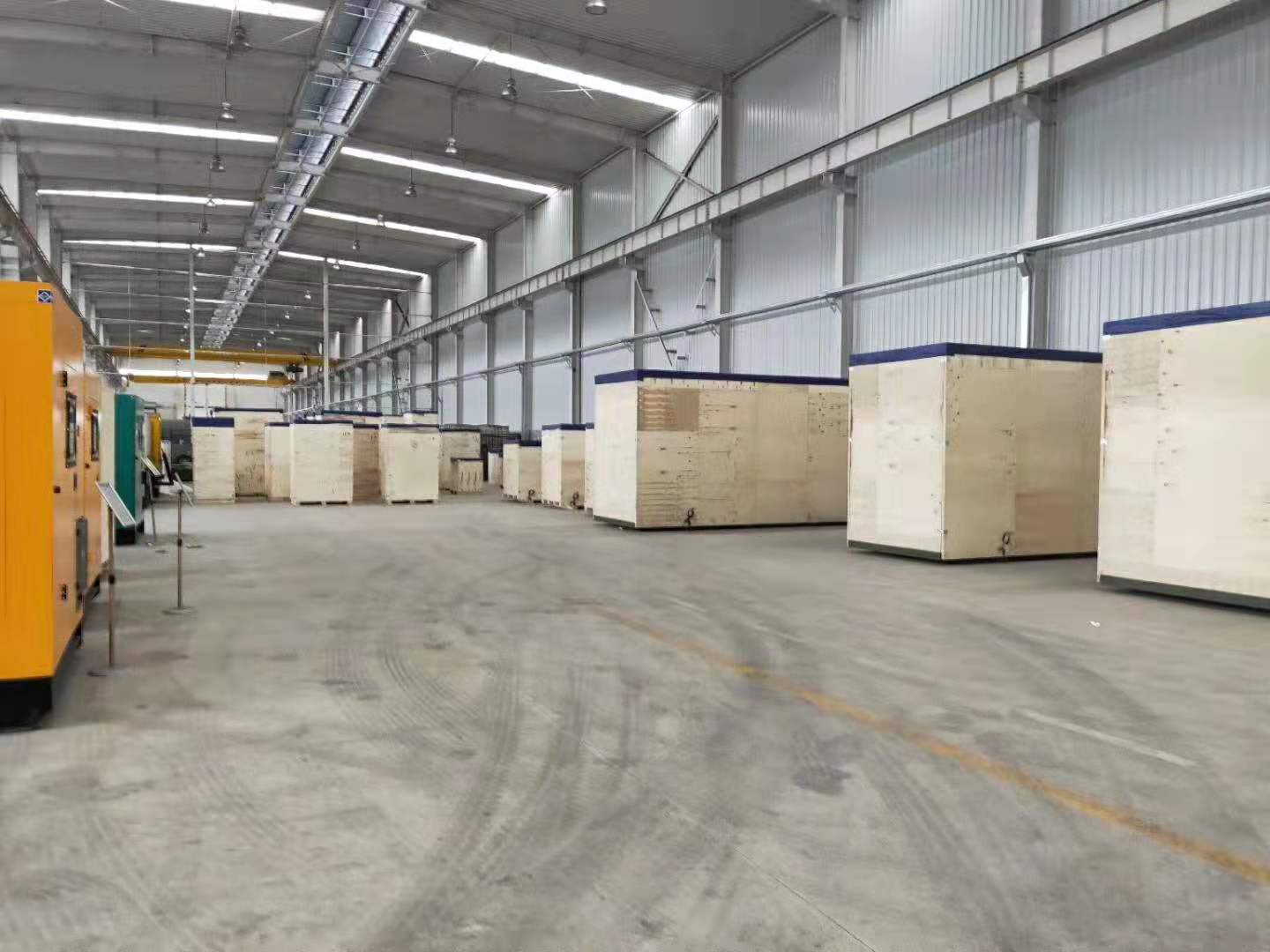 出口柴油發(fā)電機(jī)組木箱已全部完工，等待運(yùn)輸