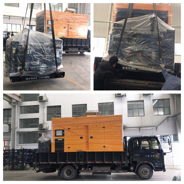 2臺(tái)小功率50KW玉柴柴發(fā)機(jī)組已裝車，安排出貨