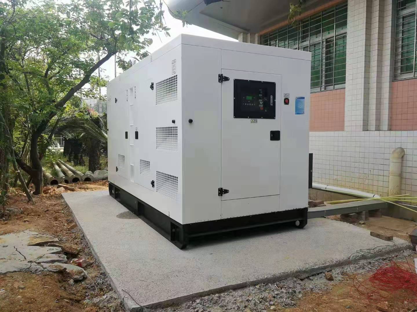 400KW廣西玉柴靜音型柴油發電機組助力莆田市稅務局