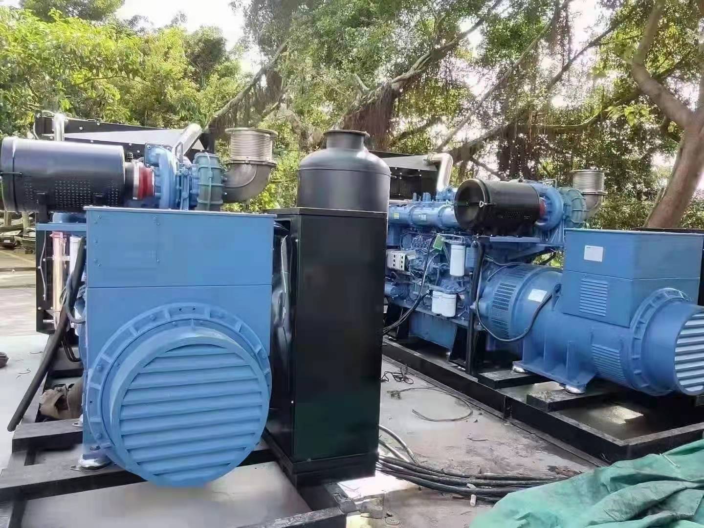 2臺玉柴1000kw柴發并機成功，助力廣州白云區某木業公司，現場順利通過驗收!