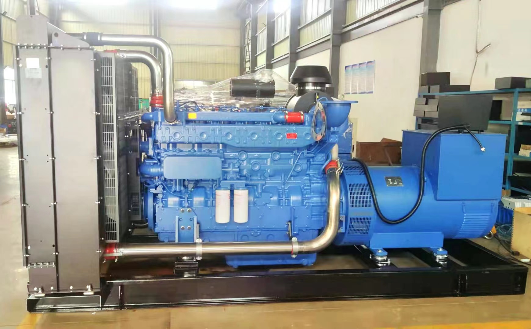 600KW玉柴發電機組調試現場